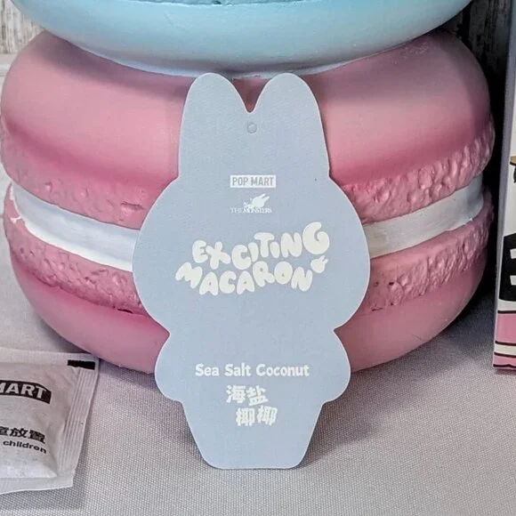 Authentic POP MART The Monsters EXCITING MACARON SEA SALT COCONUT Labubu - Picture 4 of 11
